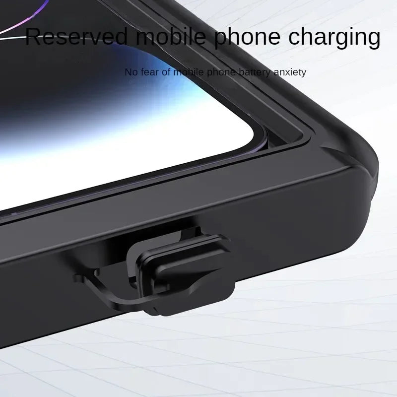Motorcycle Phone Holder and Waterproof Case for Handlebar Mounting