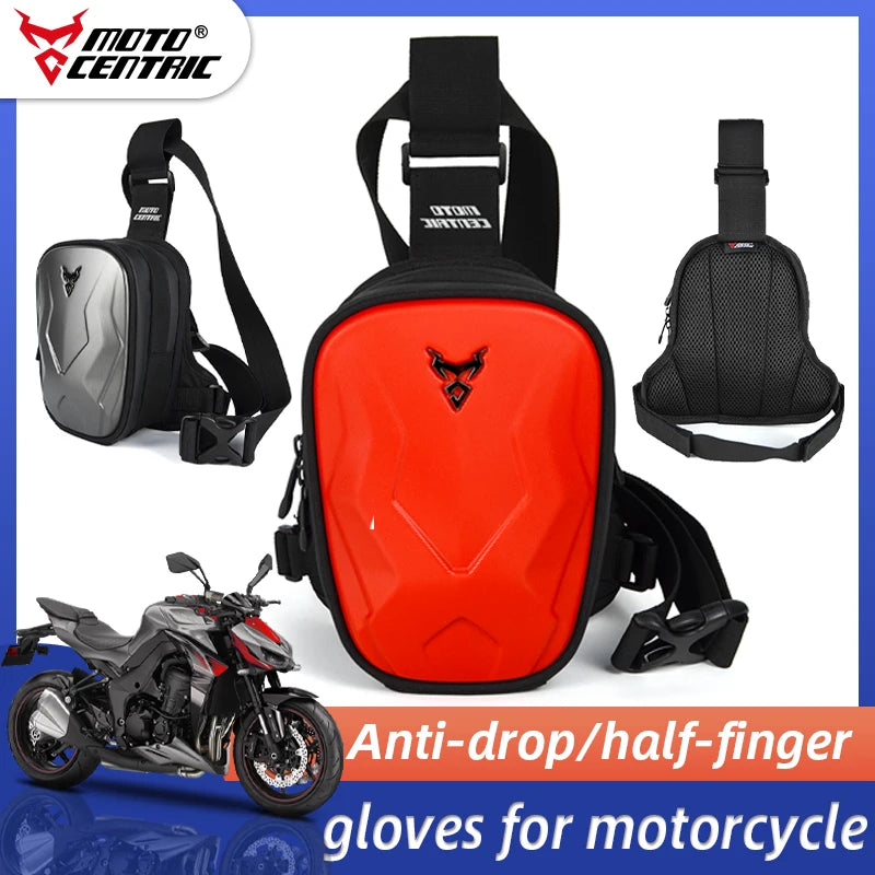 Motorcycle Leg Side Bag EVA Hard Shell Outdoor Casual Hiking Waist Bags Motorbike Mobile Phone Purse Hip Bum Pack Leg Bag
