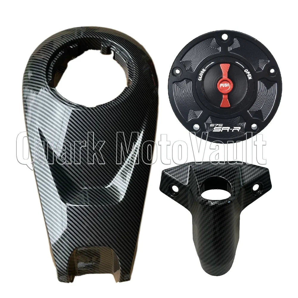 Motorcycle Fuel Tank Upper Guard Cover for for CFMOTO 675SRR 675SS CF 675 SRR SS Carbon Fiber Coating Fuel Tank Decorative Shell