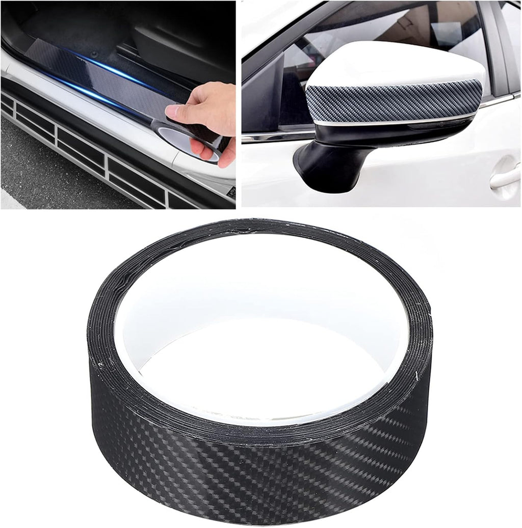 Black Carbon Fiber Strip Tape Protective Film(3cm*3m)
