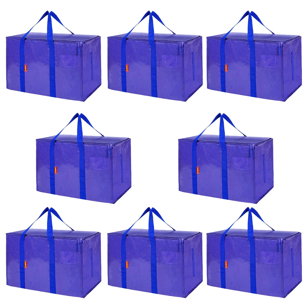 Large Moving Bags with Zippers Andhandles, Heavy Duty Storage Bags,College Move in Bags, Storage Bags