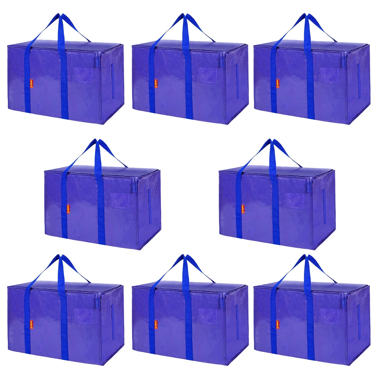 Large Moving Bags with Zippers Andhandles, Heavy Duty Storage Bags,College Move in Bags, Storage Bags