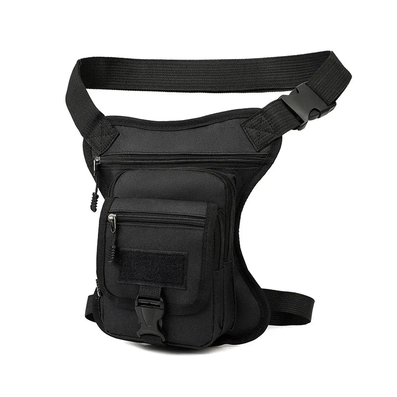 Motorcycle Drop Leg Bag Camouflage Waterproof Waist Bag Outdoor Multifunctional Travel Hiking Portable Motorcycle Leg Bag