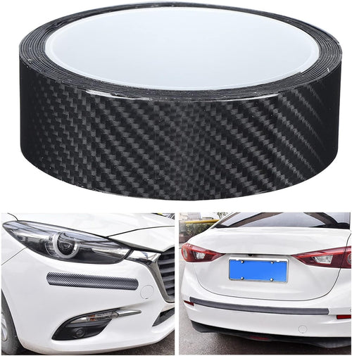 Black Carbon Fiber Strip Tape Protective Film(3cm*3m)