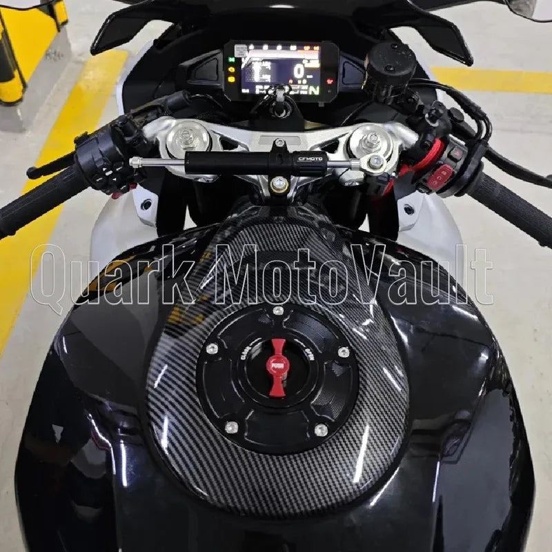 Motorcycle Fuel Tank Upper Guard Cover for for CFMOTO 675SRR 675SS CF 675 SRR SS Carbon Fiber Coating Fuel Tank Decorative Shell