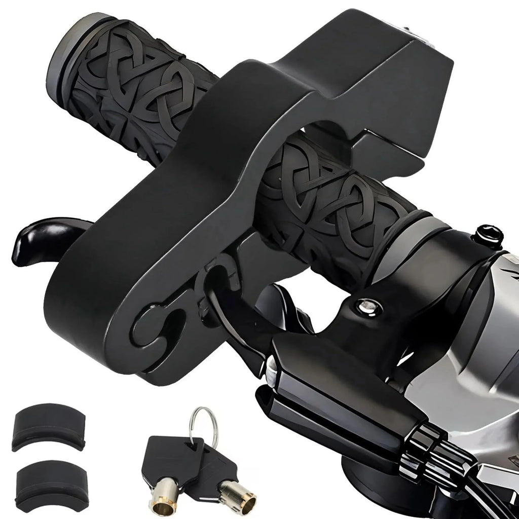 Motorcycle Locks anti Theft - Motorcycle Lock Heavy Duty for Grip Lock Throttle Lock Brake Locks anti Theft Motorcycle Locks Front Brake on Dirt Bike Moped Scooter Lock ATV & Motorcycle Accessories
