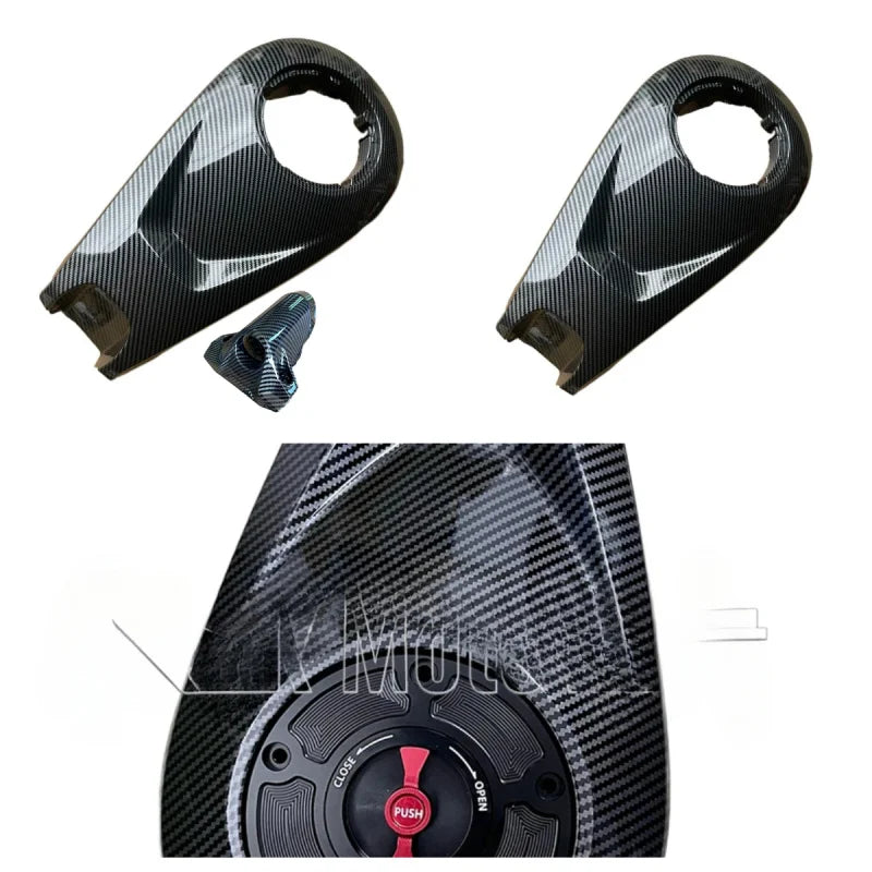Motorcycle Fuel Tank Upper Guard Cover for for CFMOTO 675SRR 675SS CF 675 SRR SS Carbon Fiber Coating Fuel Tank Decorative Shell