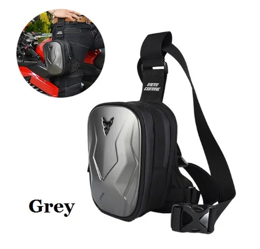 Motorcycle Leg Side Bag EVA Hard Shell Outdoor Casual Hiking Waist Bags Motorbike Mobile Phone Purse Hip Bum Pack Leg Bag