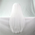 Synthetic Hair Wigs for Women Cosplay Wig 80 Cm Straight Long Light Purple Wig with Bangs Pink Red Blue Blonde Brown Black Green