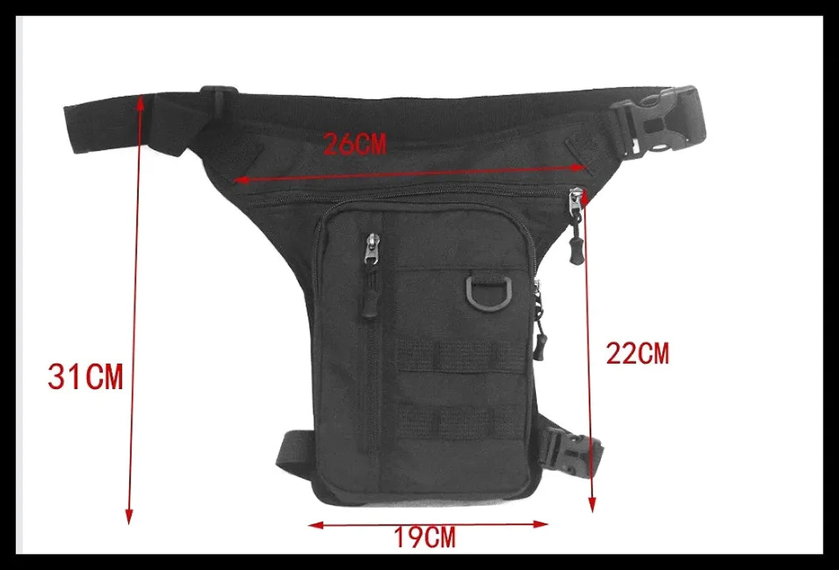 Outdoor Cycling Leg Bag, Multifunctional Leg Bag, Climbing Bag, Motorcycle Bag, Casual Sling Bag, Sports Waist Bag for Men