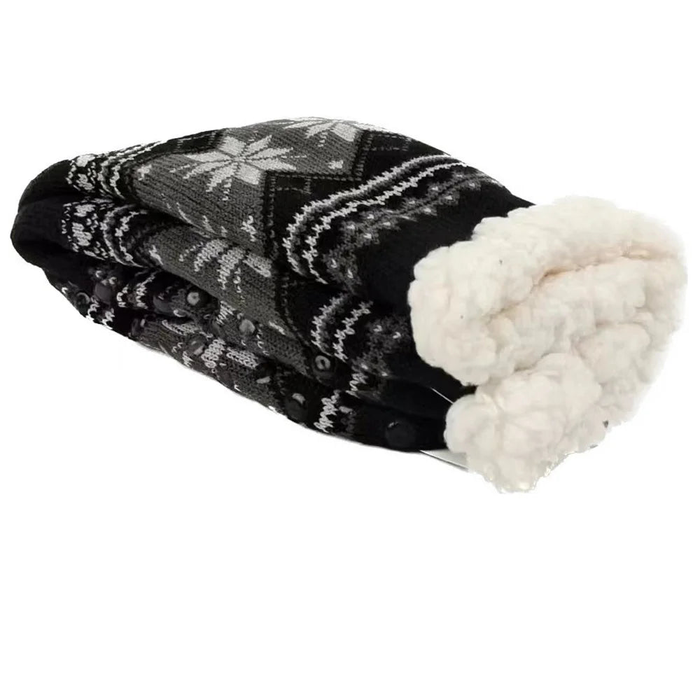 Winter Socks Mens Fluffy Warm Short plus Velvet Soft Thermal Non Slip Floor Fuzzy Sock Male Thickened Gifts 2023 New In