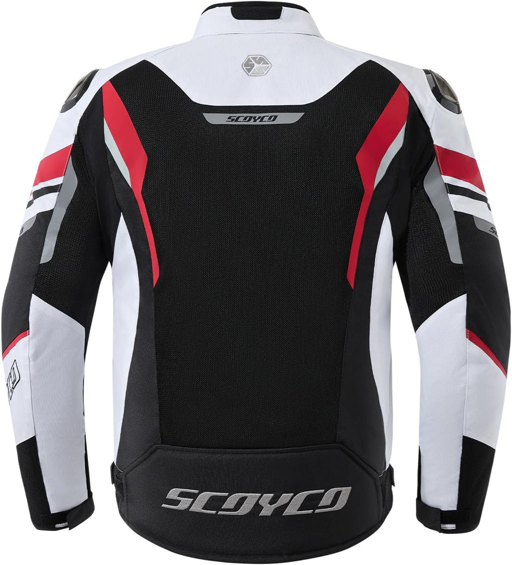 Motorcycle Jacket Men, CE Level 1 Breathable Mesh Motorcycle Riding Jacket with 7 PCS Protective Armored