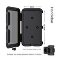 Motorcycle Phone Holder and Waterproof Case for Handlebar Mounting