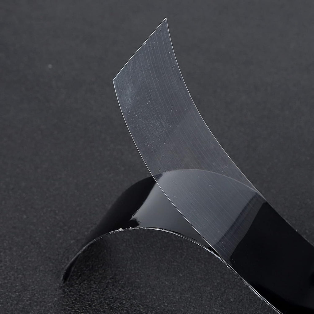Black Carbon Fiber Strip Tape Protective Film(3cm*3m)