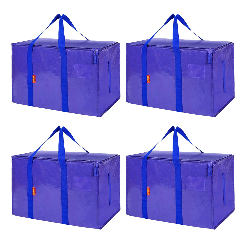 Large Moving Bags with Zippers Andhandles, Heavy Duty Storage Bags,College Move in Bags, Storage Bags