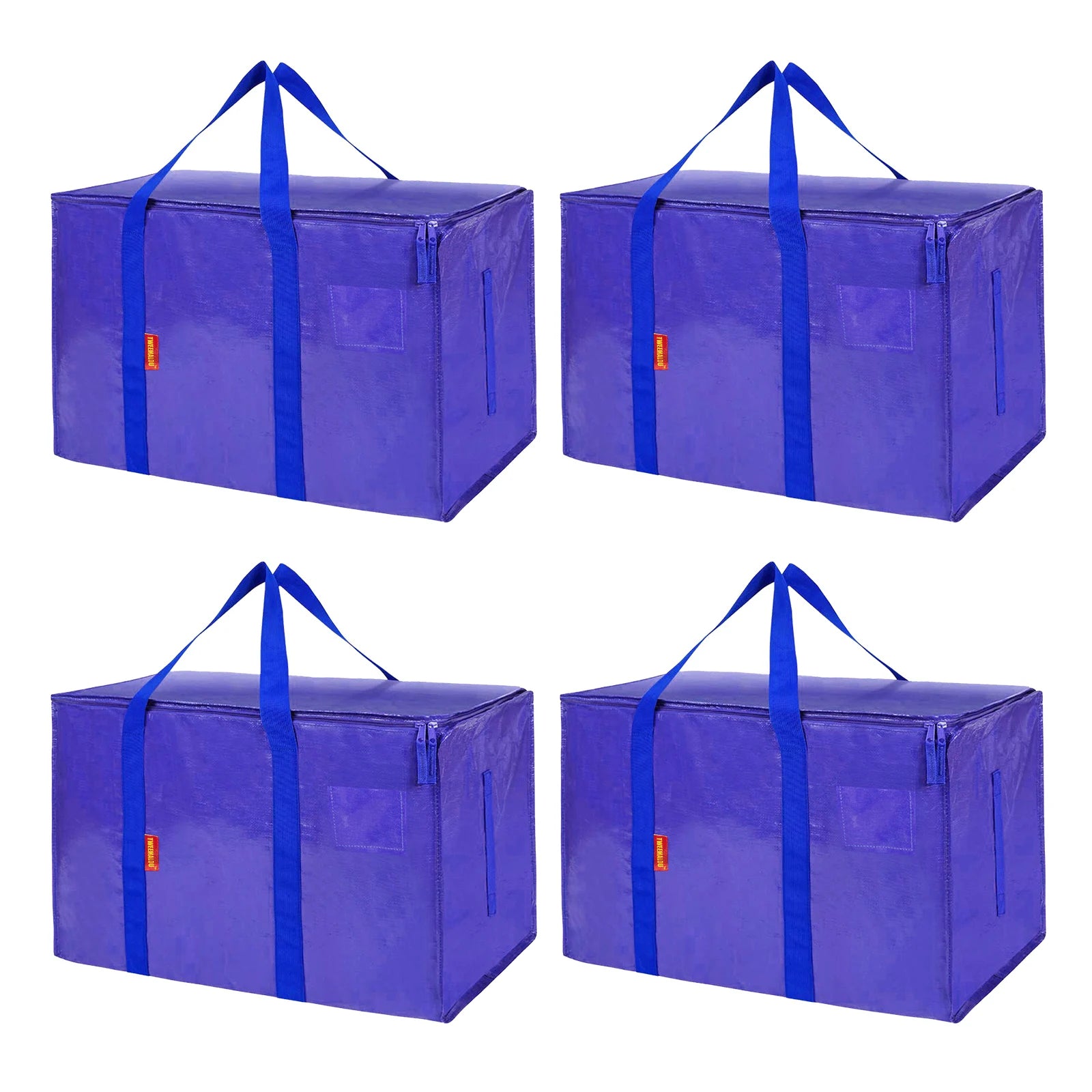 Large Moving Bags with Zippers Andhandles, Heavy Duty Storage Bags,College Move in Bags, Storage Bags