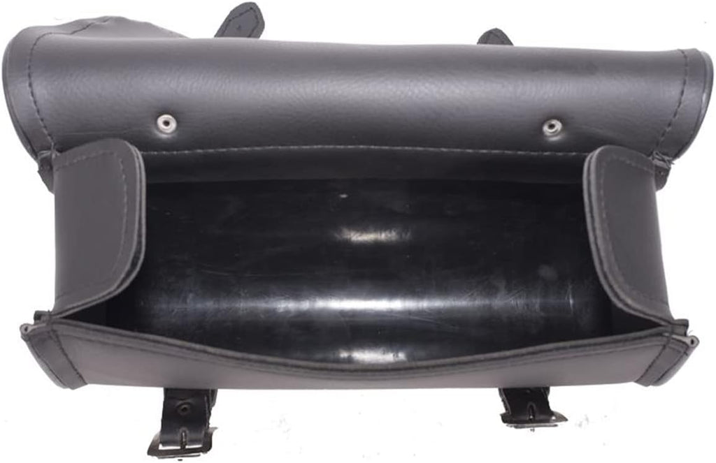 Motorcycle Tool Bag Leather Motorcycle Handlebar Bag Universal Motorcycle Fork Bag Saddlebags Sissy Bar Storage Tool Bag for Motorcycle