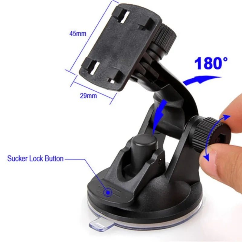 Vehicle-Mounted GPS Stand Car Vehicle Adjustable Windshield Suction Mount Holder Cup for GPS-