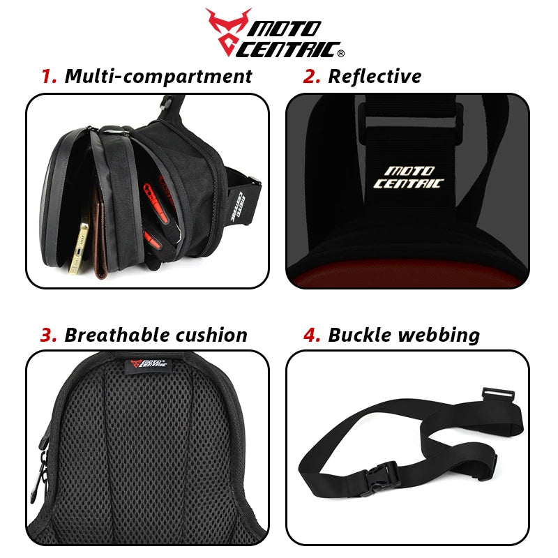 Motorcycle Leg Side Bag EVA Hard Shell Outdoor Casual Hiking Waist Bags Motorbike Mobile Phone Purse Hip Bum Pack Leg Bag