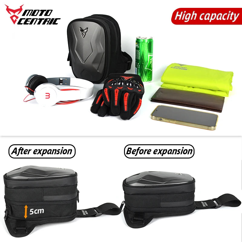 Motorcycle Leg Side Bag EVA Hard Shell Outdoor Casual Hiking Waist Bags Motorbike Mobile Phone Purse Hip Bum Pack Leg Bag